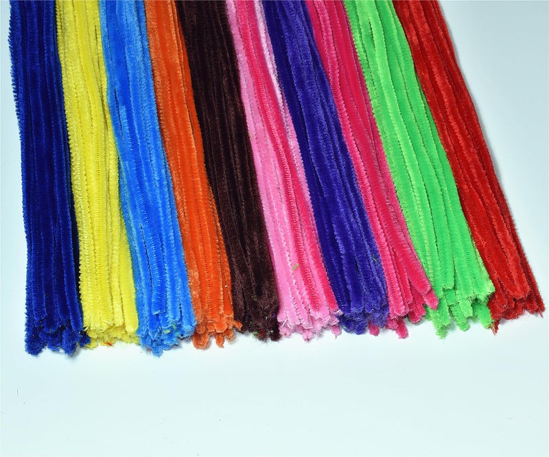 GOTOONE Multiple Colors Pipe Cleaners 100 Pieces Chenille Stems for DIY Art Decorations Creative Craft (6mm x 12 Inch) - Image 2